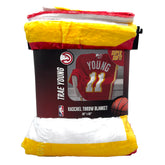 Sleep Squad Atlanta Hawks Trae Young 60 x 80 Raschel Throw Blanket